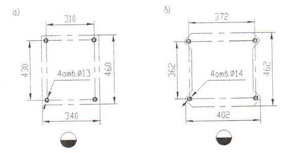 установочные размеры ГС2112